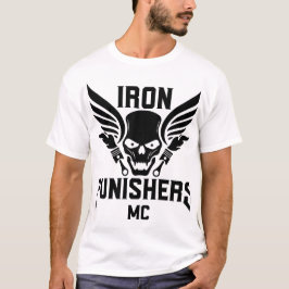 Camiseta de manga corta con logo de Iron Punishers