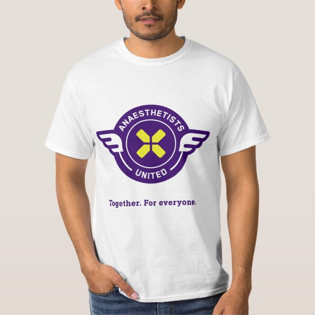 Camiseta de manga corta de AU Mens (Anverso)