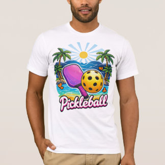 Camiseta de manga corta de jersey de pickleball