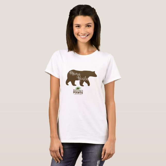 Camiseta de manga corta de mamá Koala (Anverso completo)