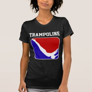 Camiseta de manga corta del gimnasta del trampolín
