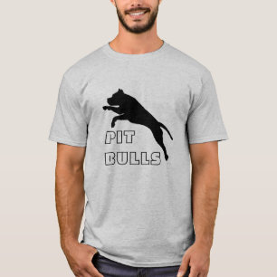 Camiseta de manga corta del pitbull - promueva los