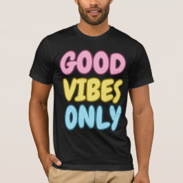 Camiseta de manga corta Good Vibes Only
