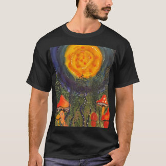 camiseta de manga corta negra para hombre de Mello