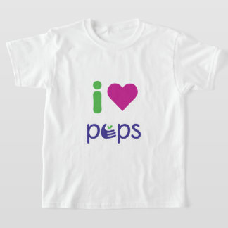 Camiseta de manga corta para niños PEPS (sin disti