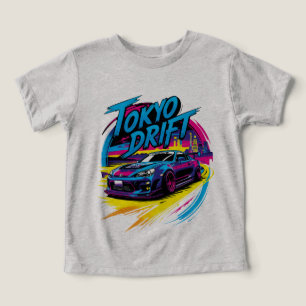 Camiseta de manga corta para niños Tokyo Drift 