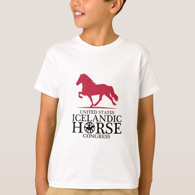 Camiseta de manga corta para niños USIHC (Anverso)