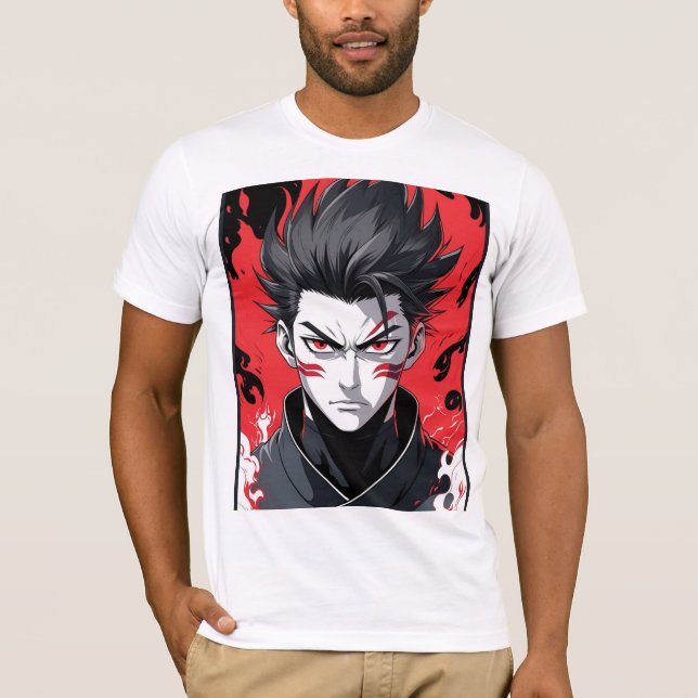 Camiseta de Manga de luto rojo (Anverso)