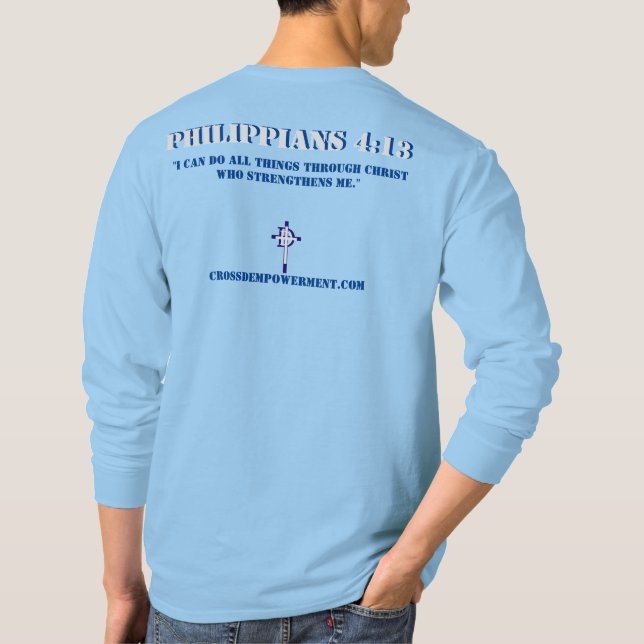 Camiseta de manga larga 4:13 para Filipinas (Reverso)