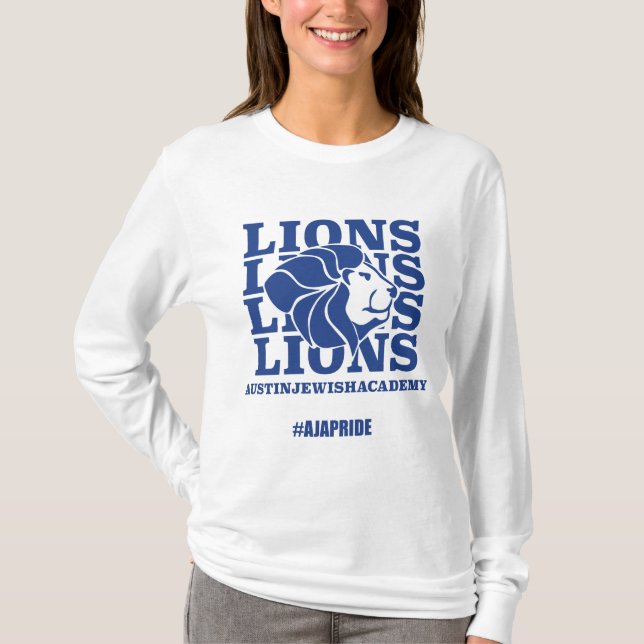 Camiseta de manga larga AJA Lions (Anverso)