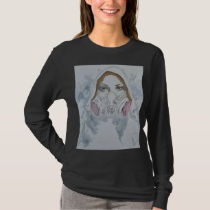 Camiseta de manga larga, arte no transparente