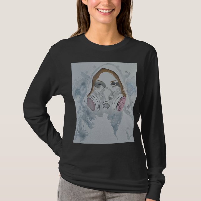 Camiseta de manga larga, arte no transparente (Anverso)