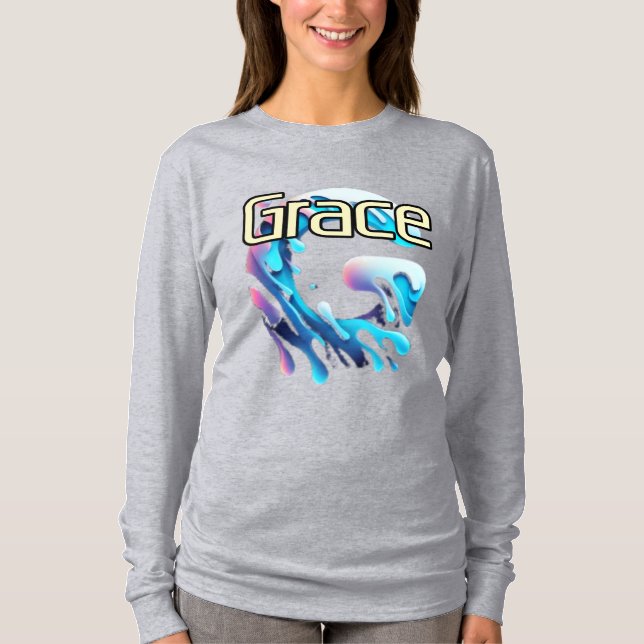 Camiseta de manga larga básica (Anverso)