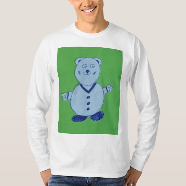 Camiseta de manga larga básica de Mike Men (Anverso)