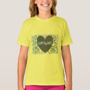 Camiseta de manga larga básica HAMbyWG - Olive Hea