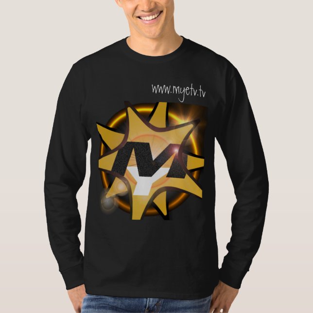 Camiseta de manga larga básica masculina de MYETV  (Anverso)