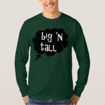 Camiseta de manga larga Big 'n Tall por dalDesignN