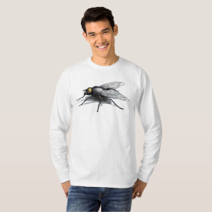 Camiseta de manga larga blanca de Fly Buddy