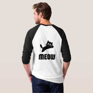 Camiseta de manga larga blanca y negra con diseño