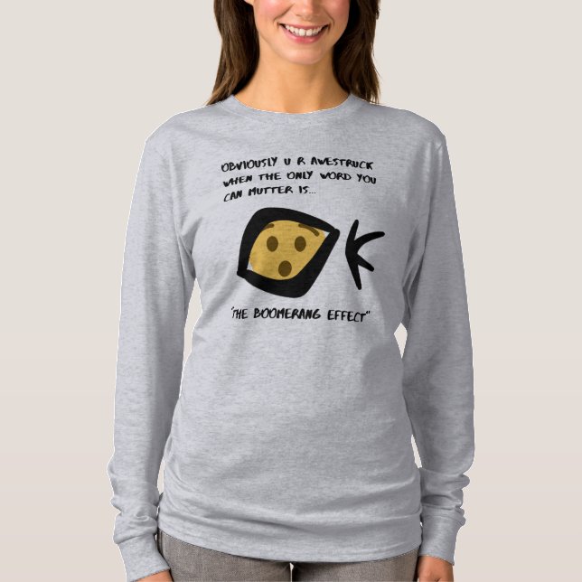 Camiseta de manga larga- Boomerange 'Awestructurk' (Anverso)