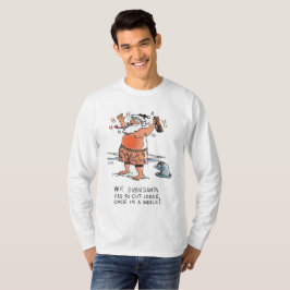 Camiseta de manga larga borracha