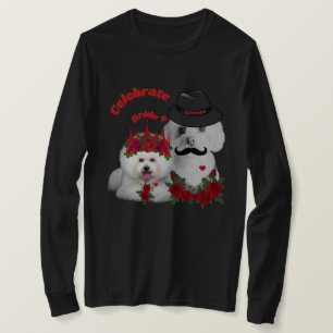 Camiseta de manga larga Celebrate Bride & Groom