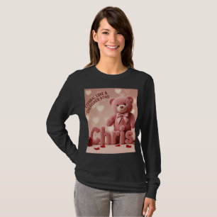 Camiseta de manga larga Chris Teddy Bear Love
