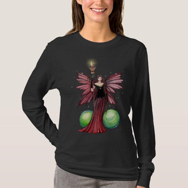 Camiseta de manga larga Christmas Fairy (Anverso)
