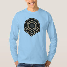 Camiseta de manga larga con arte avanzado simétric