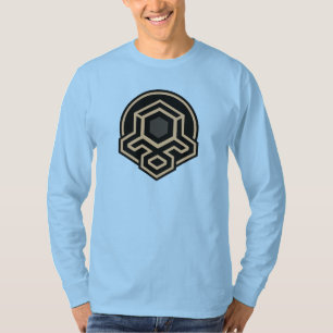 Camiseta de manga larga con arte avanzado simétric