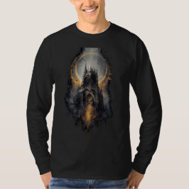 Camiseta de manga larga con cráneo de catedral de