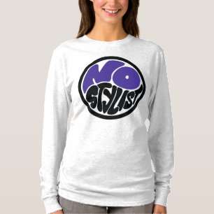 Camiseta de manga larga con emblema doble propósit