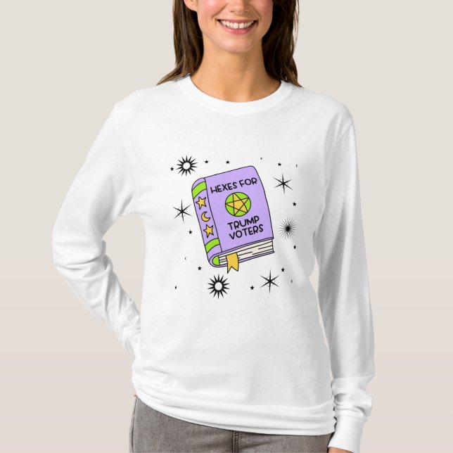 Camiseta de manga larga con maleficios para votant (Anverso)