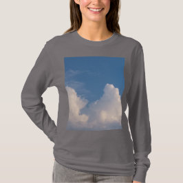 Camiseta de manga larga con poema de alta poema fe
