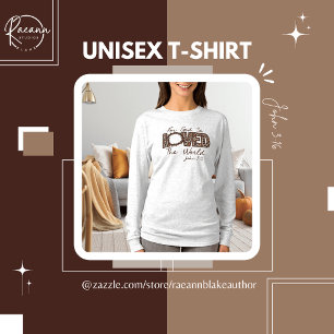 Camiseta de manga larga con versículo bíblico Juan