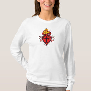 Camiseta de manga larga Corazón Sagrado de Mujeres