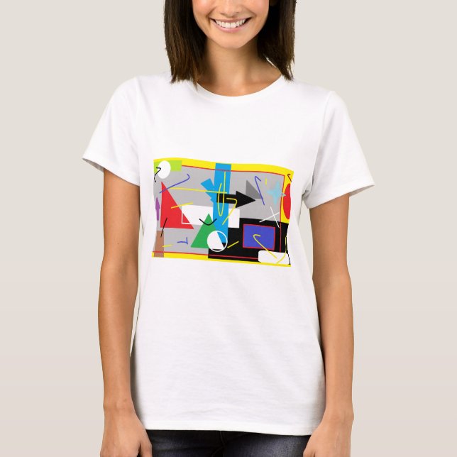 Camiseta de manga larga Crazy Geometry (Anverso)