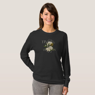 Camiseta de manga larga Cream Floral Timeless Bloo