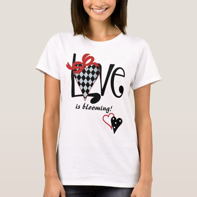 Camiseta de manga larga de amor para la maternidad (Anverso)