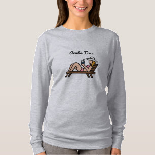 Camiseta De Manga Larga De Aruba De Nuevo