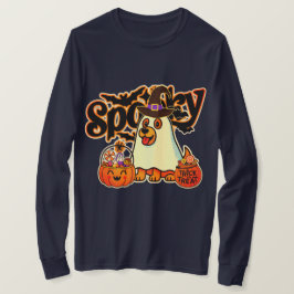Camiseta de manga larga de calabaza fantasma espel