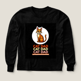 Camiseta de manga larga de Cat Dad
