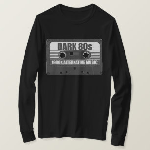 Camiseta de manga larga de cinta de casete de los 