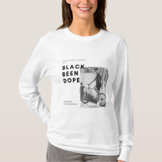 Camiseta de manga larga de color negro