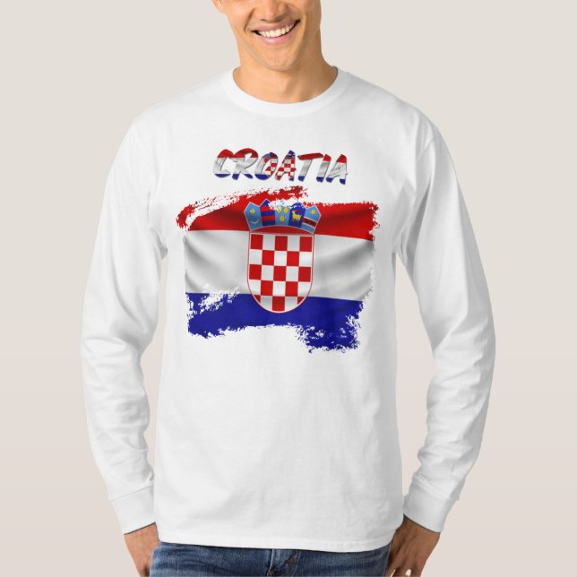 Camiseta de manga larga de Croacia (Anverso)