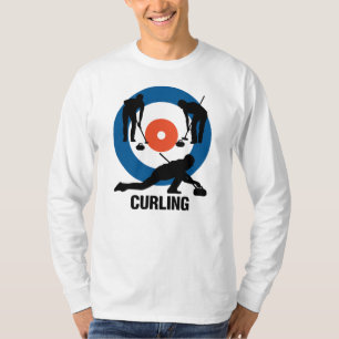 Camiseta de manga larga de curling