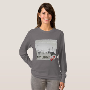 Camiseta de manga larga de estilo de vida urbano