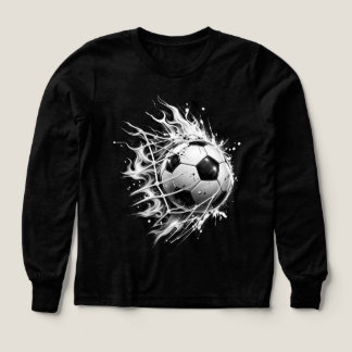 Camiseta de manga larga de fútbol artístico para h