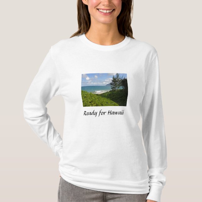 Camiseta de manga larga de Hawái (Anverso)