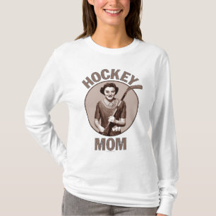 Camiseta de manga larga de hockey para mamá